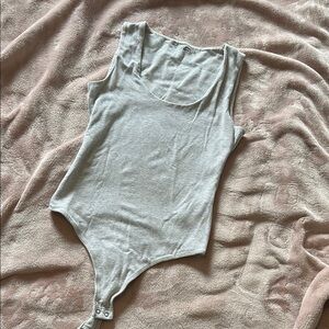 Abercrombie & Fitch Gray Bodysuit One Piece